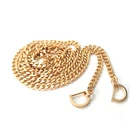 Handbag Chain Accessories Shinning Gold Plating Custom Metal Logo Tags
