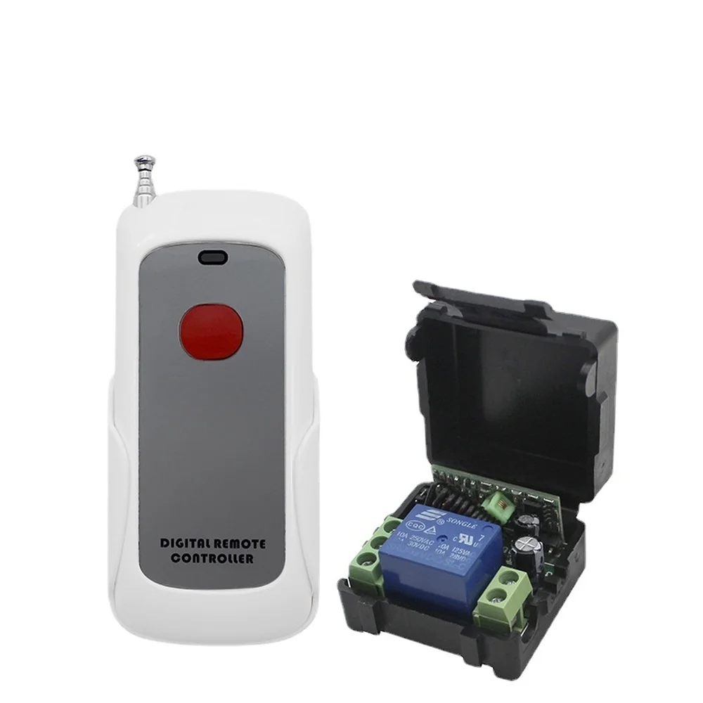 Fanwell 12V Single-Channel Wireless Remote Switch Gated Motor Remote Control Switch 315 Learning Code High Power 1000 M
Fanwell 12V Single-Channel Wireless Remote Switch Gated Motor Remote Control Switch 315 Learning Code High Power 1000 M