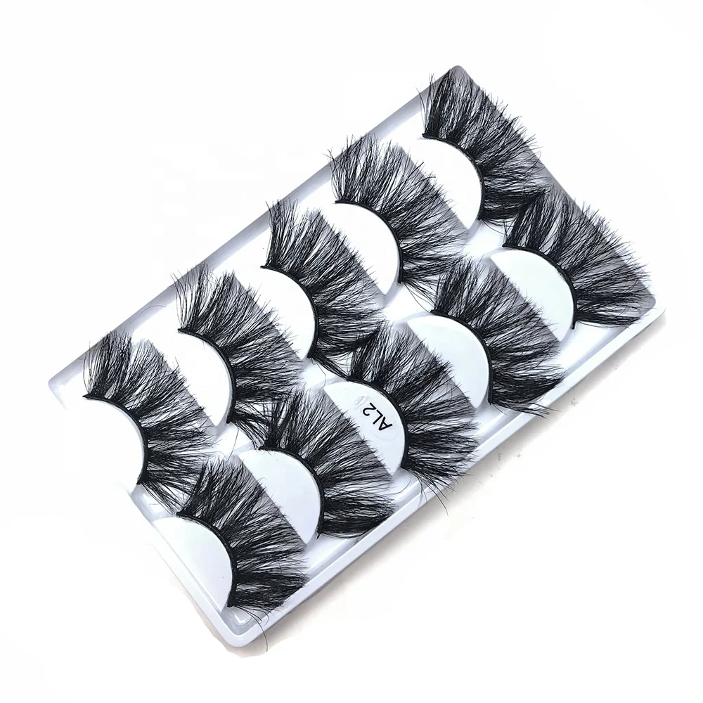 5 pairs multipack 5d soft faux mink eyelashes handmade wispy fluffy long lashes nature eye makeup faux eye lashes, Black
5 pairs multipack 5d soft faux mink eyelashes handmade wispy fluffy long lashes nature eye makeup faux eye lashes, Black