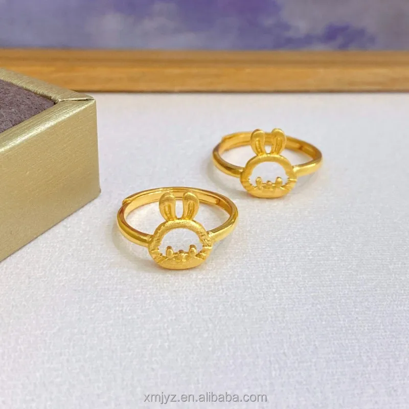 Certified In Stock Wholesale 5G Gold New Rabbit Ring Women's Football Gold 999 Ring 24K Birth Year Zodiac Ring
Certified In Stock Wholesale 5G Gold New Rabbit Ring Women's Football Gold 999 Ring 24K Birth Year Zodiac Ring