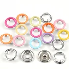 Nickel-free Button Buttons Button Custom Garments Accessories Metal Brass Ring Prong Snap Button