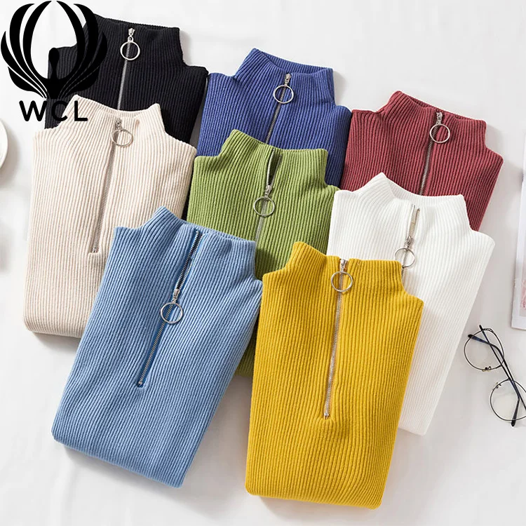 Plus Size Cardigan Turtleneck Tops Ladies Wool Woman Winter Knit Designer Crop High Neck Half Zipper Sweater
Plus Size Cardigan Turtleneck Tops Ladies Wool Woman Winter Knit Designer Crop High Neck Half Zipper Sweater