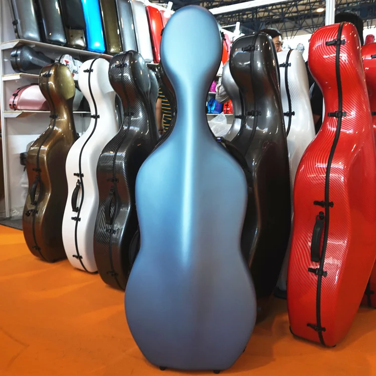 Grind arenaceous blue carbon fiber cello case 4/4 cello case carbon fiber cello hard case 3.6kg, Customized
Grind arenaceous blue carbon fiber cello case 4/4 cello case carbon fiber cello hard case 3.6kg, Customized