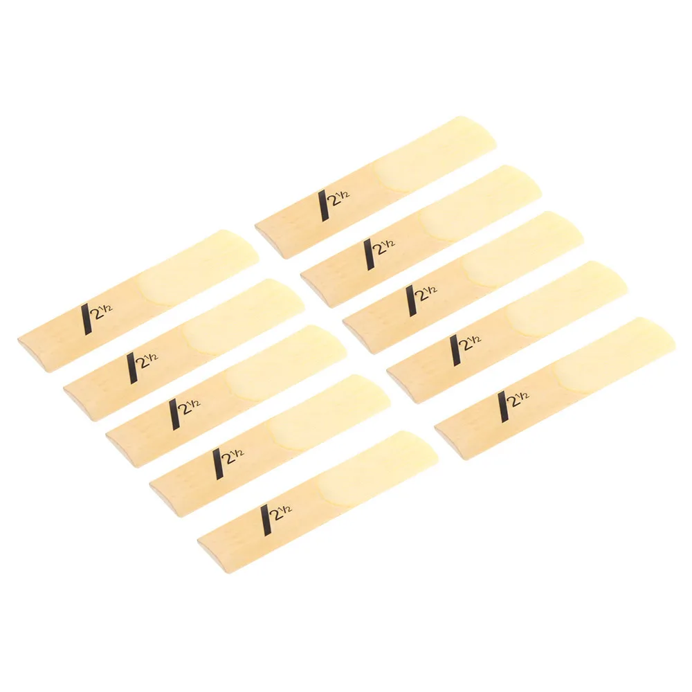 

10 Pack Eb Alto Sax Saxophone Reeds Strength 1.5 2.0 2.5 3.0 3.5 4.0 Saxophone Reed Woodwind Instrument Parts Accessories, Black
