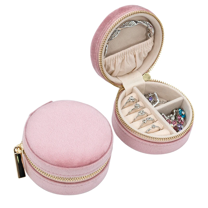 Custom Logo PU Leather Small Round Travel Jewellery Boxes Organizer Velvet Jewellery Storage Case jewelry box
Custom Logo PU Leather Small Round Travel Jewellery Boxes Organizer Velvet Jewellery Storage Case jewelry box