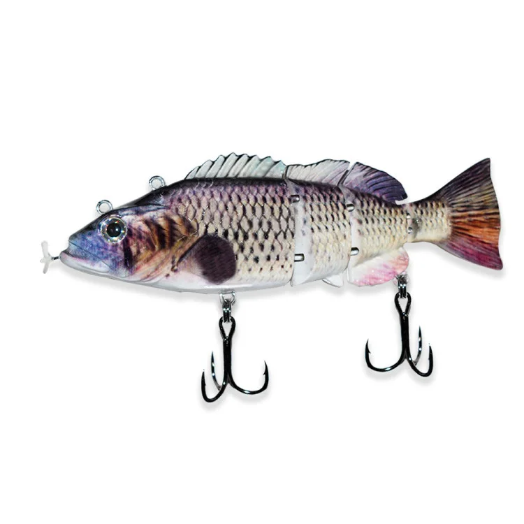 Artificial Realistic Hard Plastic Electric Multi Jointed Electronic Robotic USB Chargeable Swim Fishing Lure, Vavious colors
Artificial Realistic Hard Plastic Electric Multi Jointed Electronic Robotic USB Chargeable Swim Fishing Lure, Vavious colors