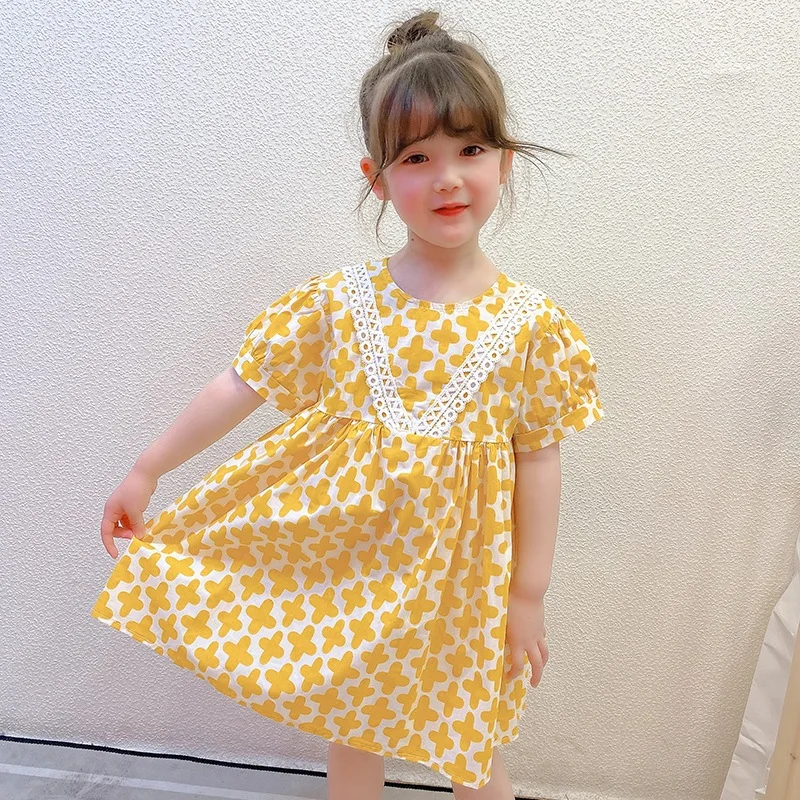 Short Sleeve Dresses Fashion Kids Baby Girl Clothing Princess Dress Kids Party Gown Printed Baby Girls Dress Designs Princess, Purple,green,yellow
Short Sleeve Dresses Fashion Kids Baby Girl Clothing Princess Dress Kids Party Gown Printed Baby Girls Dress Designs Princess, Purple,green,yellow