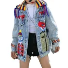 Women Jacket 2021 New Fashion Arrivel Unique Spring Long Jean Custom Women Plus Size Jean Jacket