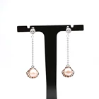 Beach Jewelry Earrings Sterling 925 Summer Beach Jewelry Freshwater Pearl Shell Drop Earrings