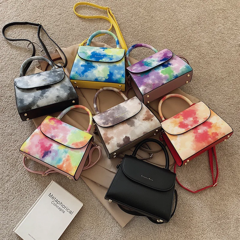 New Arrival Fashion Gradient Color Purse Famous Brands Designer New Colorful Bag Chain Handbags Square Shoulder Bag for Women
New Arrival Fashion Gradient Color Purse Famous Brands Designer New Colorful Bag Chain Handbags Square Shoulder Bag for Women