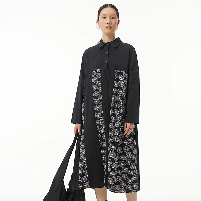 Hot Selling Plus Size Women's Floral Splicing Dresses Spring 2022 New Mid-length Trendy Girl's Vintage Dark Loose Dresses 2938
Hot Selling Plus Size Women's Floral Splicing Dresses Spring 2022 New Mid-length Trendy Girl's Vintage Dark Loose Dresses 2938