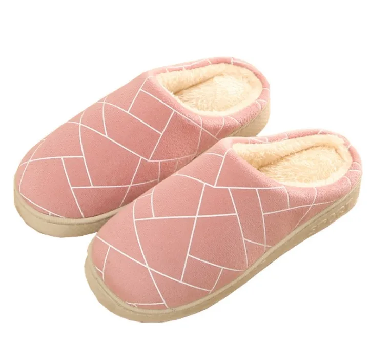 Autumn and winter striped cotton men and women indoor non-slip floor warm home slippers
Autumn and winter striped cotton men and women indoor non-slip floor warm home slippers