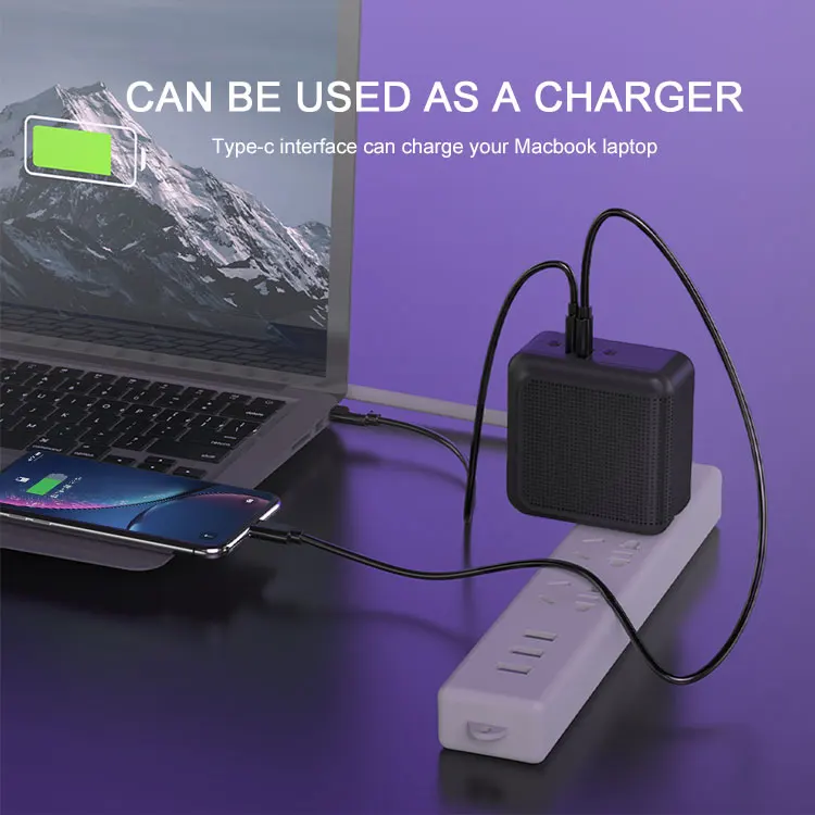 2019 new arrival 5.0 bluetooth system with power bank 5000mAh battery inside ministudio type-C USB port - ANKUX.COM
