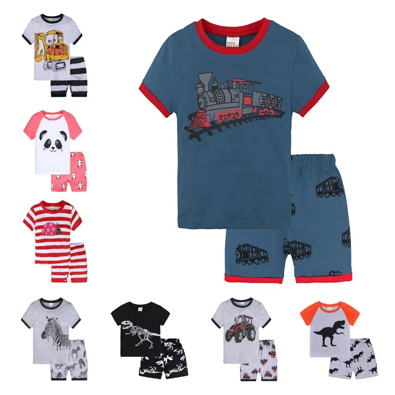Enssy Children's Summer Boys' pajamas girls' pajamas short sleeve 5-cent thin cotton air conditioning room home suit cartoon
Enssy Children's Summer Boys' pajamas girls' pajamas short sleeve 5-cent thin cotton air conditioning room home suit cartoon