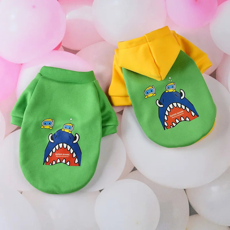 Wholesale Fashion Autumn Winter Shark Style Fleece Pet Casual Sweater Cat Dog Hoodies Clothes, Customized color
Wholesale Fashion Autumn Winter Shark Style Fleece Pet Casual Sweater Cat Dog Hoodies Clothes, Customized color