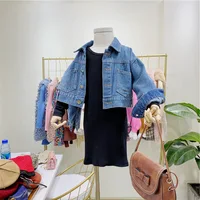 Autumn Girl 2pcs Clothes Outfits Girls Suits Coat Jeans Jackets With Black Dresses Fall Children Clothes Frock Design
Autumn Girl 2pcs Clothes Outfits Girls Suits Coat Jeans Jackets With Black Dresses Fall Children Clothes Frock Design