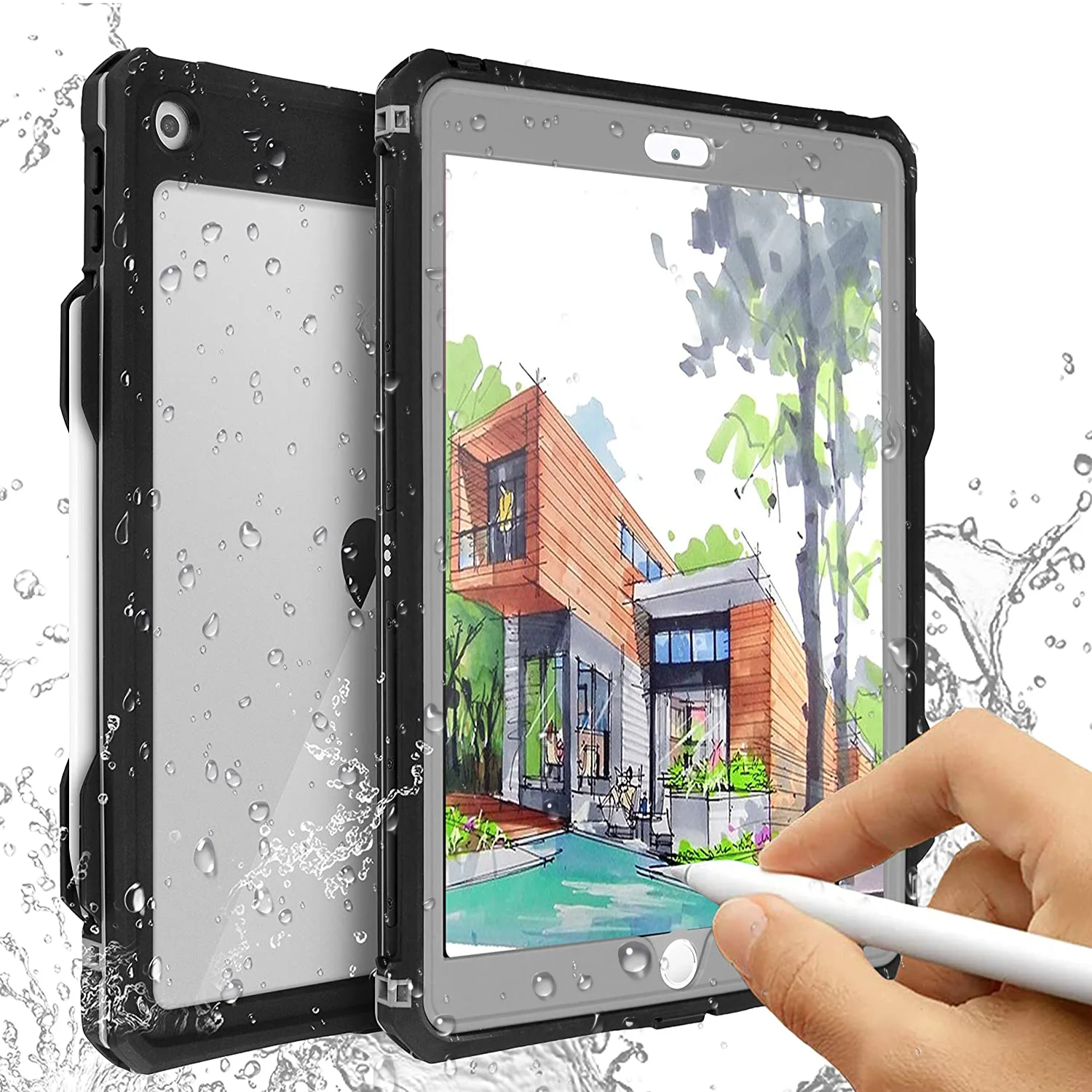 Tablet protective case waterproof for ipad 7/8th 10.2 inth tablet cover case with Strap Stand Pencil holde full body iPad case
Tablet protective case waterproof for ipad 7/8th 10.2 inth tablet cover case with Strap Stand Pencil holde full body iPad case