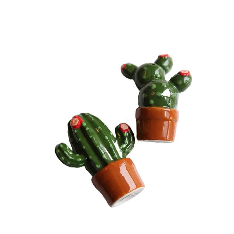 2021 High Quality Creative Ceramic Cactus Pot Salt and Pepper Shakers Set Kitchen Decor, Brown+green
2021 High Quality Creative Ceramic Cactus Pot Salt and Pepper Shakers Set Kitchen Decor, Brown+green