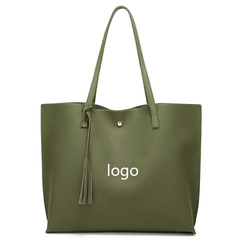 Wholesale Women'S Soft Faux Leather Simple Versatile Tote Bags Big Capacity Tote Shoulder Bag Tassel Handbag
Wholesale Women'S Soft Faux Leather Simple Versatile Tote Bags Big Capacity Tote Shoulder Bag Tassel Handbag