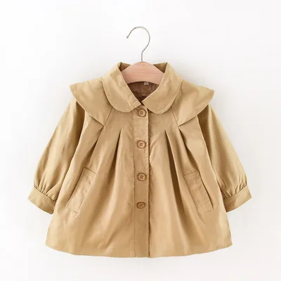 KYO Girl'S Solid Color Trench Coat Baby Girl'S Folding Collar Long Sleeve Tops Medium Long Autumn Coat
KYO Girl'S Solid Color Trench Coat Baby Girl'S Folding Collar Long Sleeve Tops Medium Long Autumn Coat