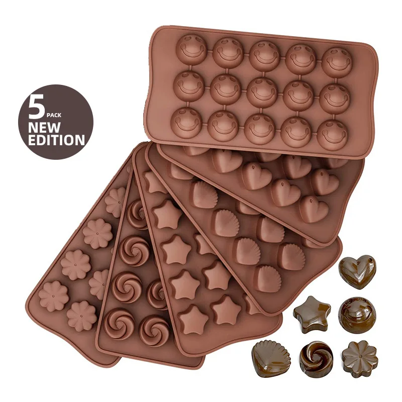 Creative DIY Christmas Candy Silicone Mold Cake Baking Mold Chocolate Silicone Mold Set, Brown
Creative DIY Christmas Candy Silicone Mold Cake Baking Mold Chocolate Silicone Mold Set, Brown