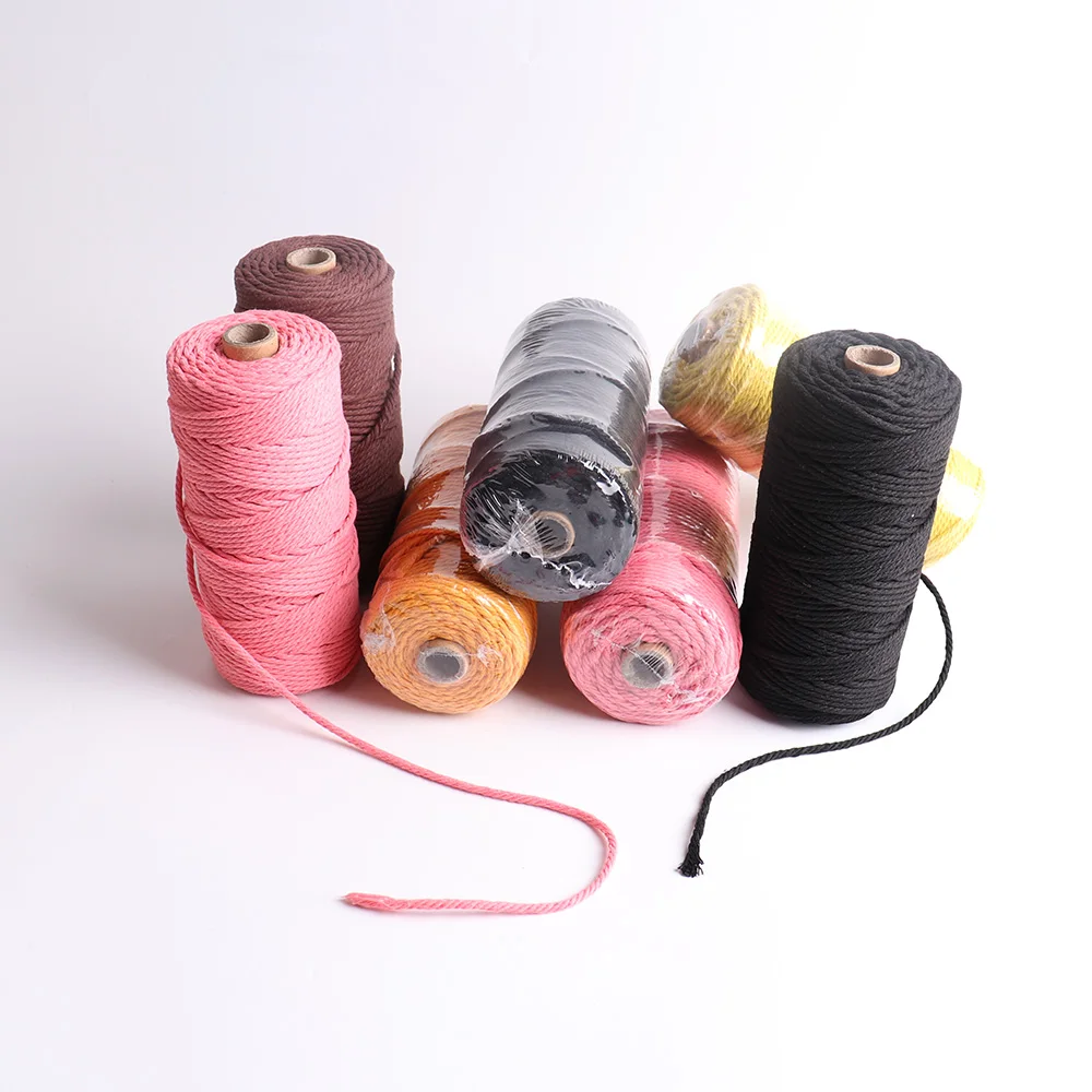 Natural Macrame Cotton Cord 3mm x109 Yard Twine String Cord Colored Cotton Rope for DIY Crafts Knitting Plant Hangers Decor, Color
Natural Macrame Cotton Cord 3mm x109 Yard Twine String Cord Colored Cotton Rope for DIY Crafts Knitting Plant Hangers Decor, Color