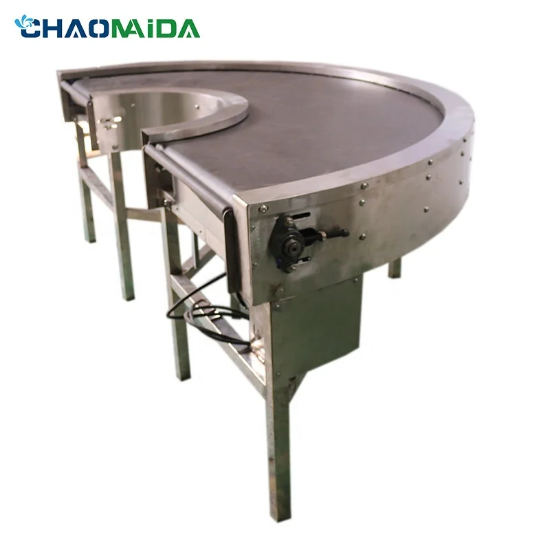 Stainless steel turning curve belt conveyor machine Black logistics belt Factory
Stainless steel turning curve belt conveyor machine Black logistics belt Factory
