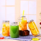 Pet Bottles Milk Tea Cans Drinking Water Plastic Bpa Mouth Disposable Juice Bottle For Beverage
