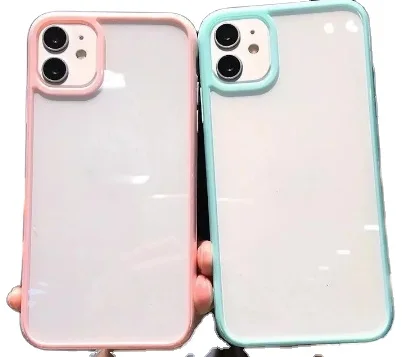 Colorful Bumper Shockproof Trasparent Phone Case For iPhone 12 11 Pro Max XR X XS Max 8 7 Plus SE 2020 Soft TPU Clear case Cover
Colorful Bumper Shockproof Trasparent Phone Case For iPhone 12 11 Pro Max XR X XS Max 8 7 Plus SE 2020 Soft TPU Clear case Cover