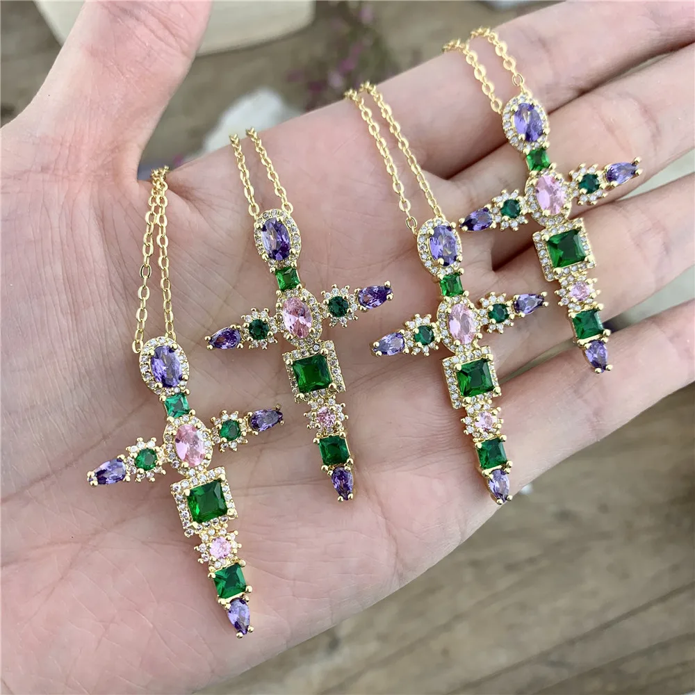 LS-A3379 new arrival fashion cz cubic zirconia crystal micro pave necklace jewelry,hot cross shaped pendant necklace, As is
LS-A3379 new arrival fashion cz cubic zirconia crystal micro pave necklace jewelry,hot cross shaped pendant necklace, As is