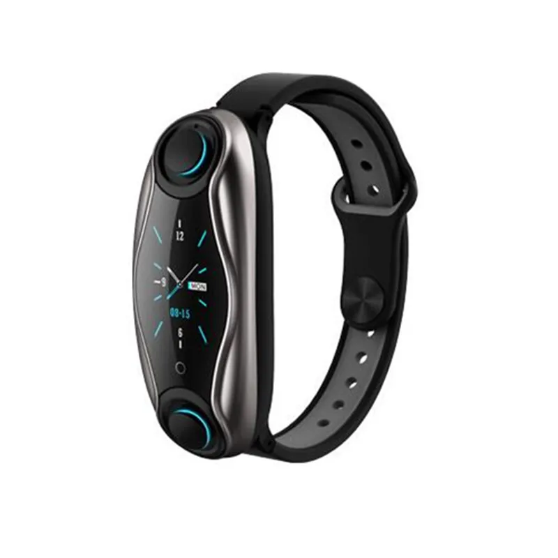 2020 newest 2 in 1 BT Headset and smart bracelet wireless earphone smartwatch, Silver/ gun
2020 newest 2 in 1 BT Headset and smart bracelet wireless earphone smartwatch, Silver/ gun