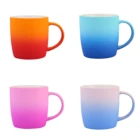 China Mug Colorful Magic Cup New Bone China Ceramic Soft Touch Mug