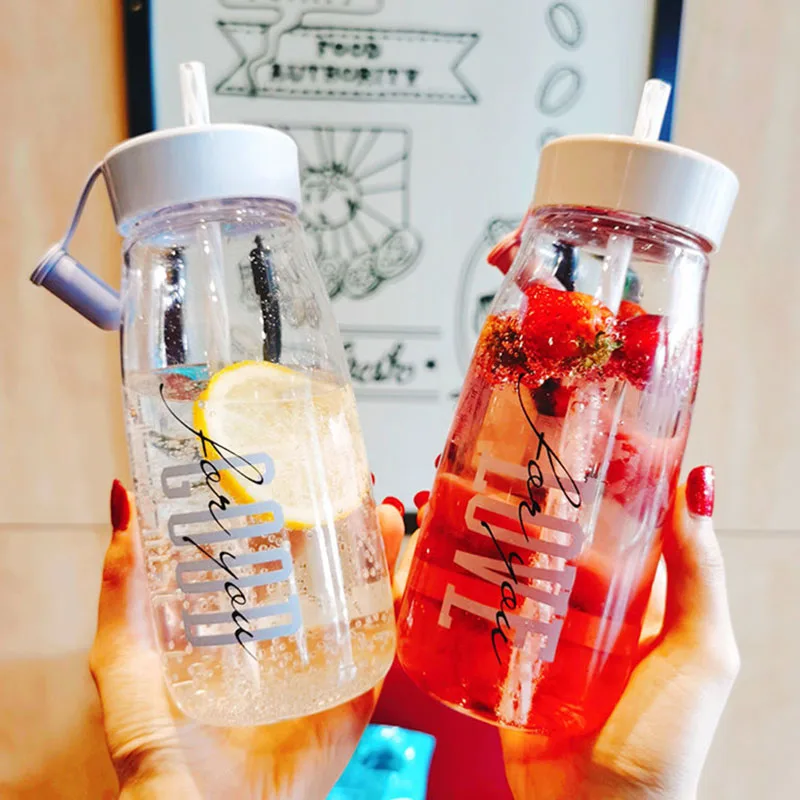 Creative Trend Plastic Water Bottle Korean Version Personalized Novelty Cup Portable Tea Cup, Picture
Creative Trend Plastic Water Bottle Korean Version Personalized Novelty Cup Portable Tea Cup, Picture