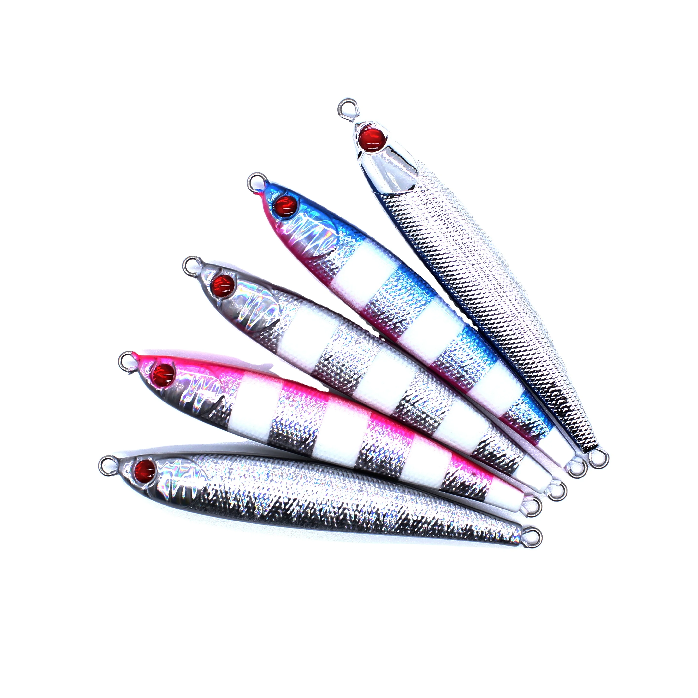 AOCLU Metal Fast Jig 80g With Japan High Reflective Foil Strong UV Coating For Mackerel Tuna Jigging, 5 colors
AOCLU Metal Fast Jig 80g With Japan High Reflective Foil Strong UV Coating For Mackerel Tuna Jigging, 5 colors