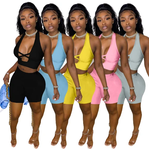 Women outfits 2021 Solid Women short sets two piece summer two piece biker short set short sets for women, Photo color
Women outfits 2021 Solid Women short sets two piece summer two piece biker short set short sets for women, Photo color