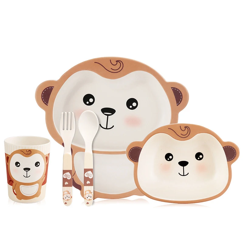 Baby Bamboo Feeding Food Tableware Set Cartoon Aniaml Kid Dishes Bamboo Feeding Bowl Dinner Plate
Baby Bamboo Feeding Food Tableware Set Cartoon Aniaml Kid Dishes Bamboo Feeding Bowl Dinner Plate