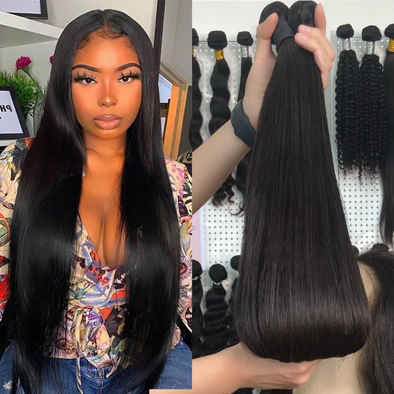 Wholesale Human Hair Extension 12a Grade 40 Inch Long Straight Brazilian Raw Virgin Hair Bundles And Closure Set
Wholesale Human Hair Extension 12a Grade 40 Inch Long Straight Brazilian Raw Virgin Hair Bundles And Closure Set