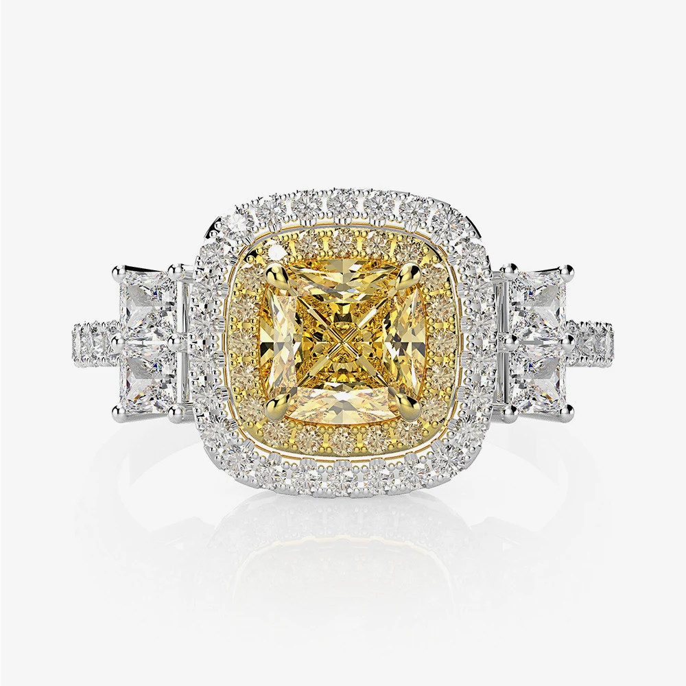 2022 Ins Hot Sale 18k white gold plated 6mm*6mm women engagement zirconia 925 sterling silver rings, Picture shows
2022 Ins Hot Sale 18k white gold plated 6mm*6mm women engagement zirconia 925 sterling silver rings, Picture shows