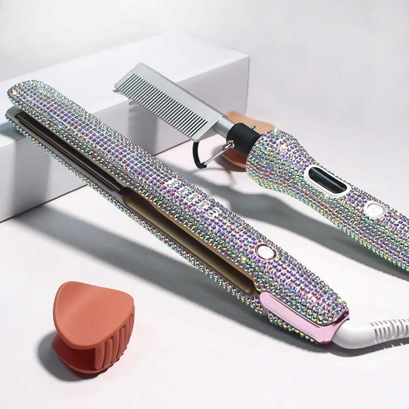 5 piece 180 black 450 digital ceramic bling titanium hot combpink hotcomb500degrees hot comb flat iton set with private label
5 piece 180 black 450 digital ceramic bling titanium hot combpink hotcomb500degrees hot comb flat iton set with private label