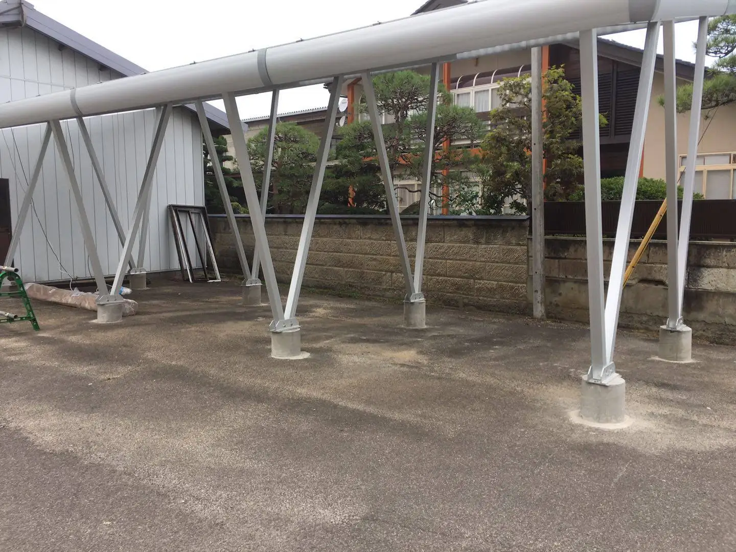 Carport Mounting Structure Real Scene Carport Mounting Structure Real Scene