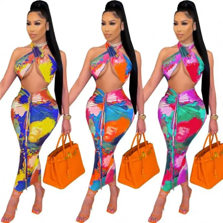 MISSMOEN New Trendy Sexy Fashion Summer 2021 Crop Top Printing Women Two Piece Skirt Set
MISSMOEN New Trendy Sexy Fashion Summer 2021 Crop Top Printing Women Two Piece Skirt Set