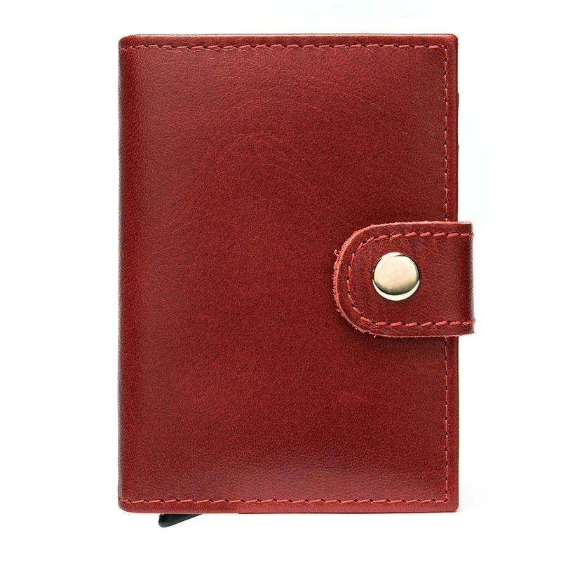 RTS handmade Leather Aluminium RFID block men credit card holder wallets pop up cards holders, Black, blue, red... ...
RTS handmade Leather Aluminium RFID block men credit card holder wallets pop up cards holders, Black, blue, red... ...