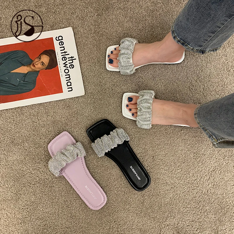 Fashion Lady's Flat Shoes Shining Diamond Decorative Lady's Slipper Home Fashion Lady's Slipper Women's Slipper, Picture
Fashion Lady's Flat Shoes Shining Diamond Decorative Lady's Slipper Home Fashion Lady's Slipper Women's Slipper, Picture