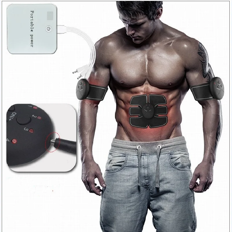 

High quality Intelligent Charging Abdominal Muscle Sticker Lazy Fitness Device Sports Equipment for women and men