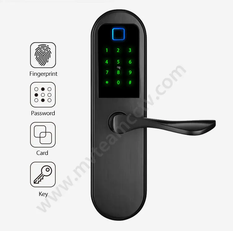 Wholesale Price Biometric Door Lock Keyless Security Smart Fingerprint Lock System For Home, Office, Hotel, House