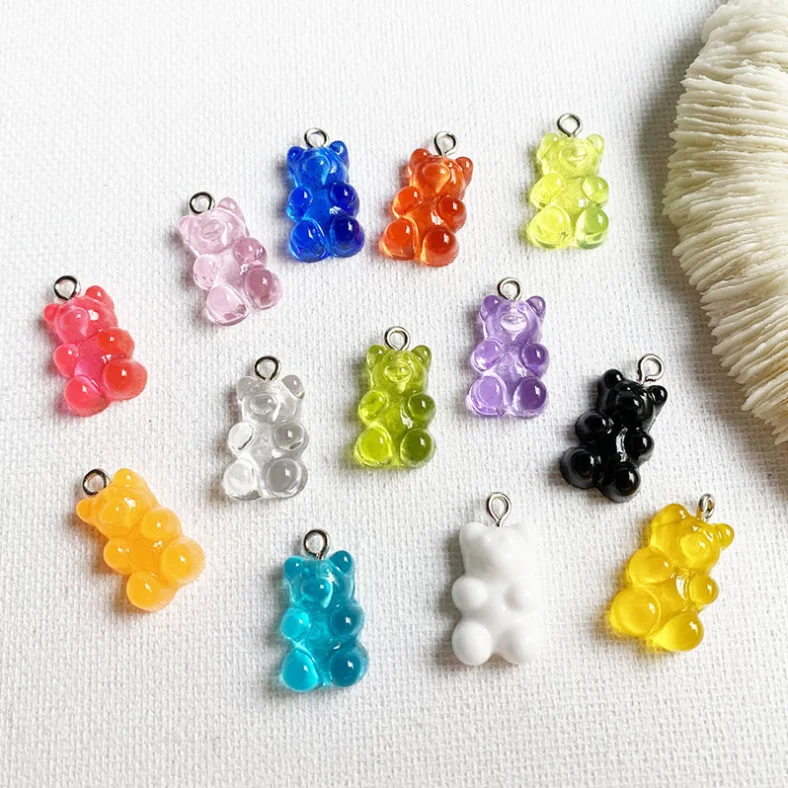 2021 new material resin gold jewely pendant colored DIY charms for jewelry making candy jell bear charms high quality wholesale
2021 new material resin gold jewely pendant colored DIY charms for jewelry making candy jell bear charms high quality wholesale