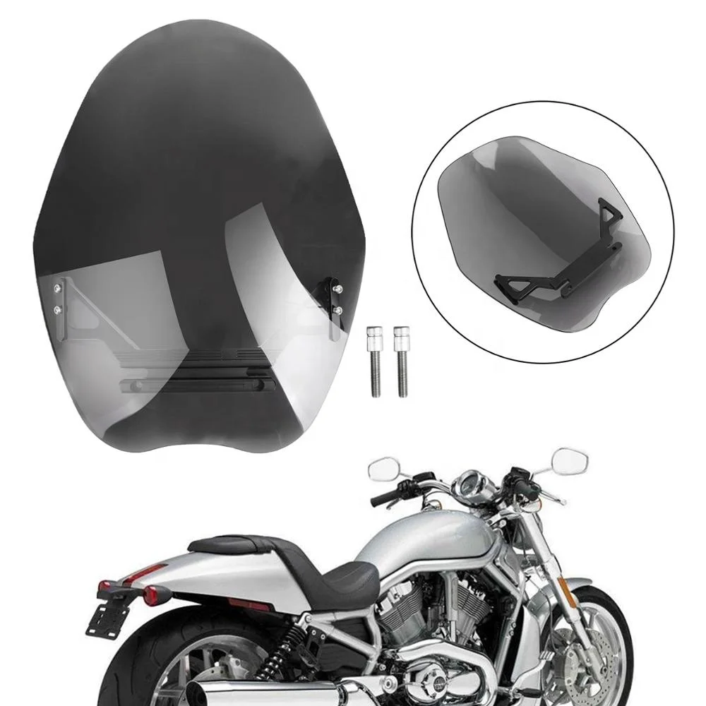 ABS Windshield Windscreen For VRSCF Muscle 09-17 Night Rod Special 12-17, Clear, gray
ABS Windshield Windscreen For VRSCF Muscle 09-17 Night Rod Special 12-17, Clear, gray