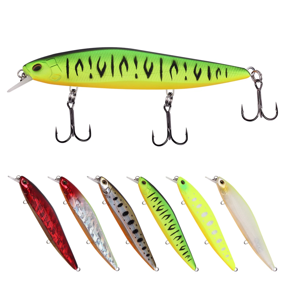 Fishing Lure Hard Minnow Baits 105mm 12g Mixed Colors Treble Hooks Fishing Lures Minnow Wobblers
Fishing Lure Hard Minnow Baits 105mm 12g Mixed Colors Treble Hooks Fishing Lures Minnow Wobblers