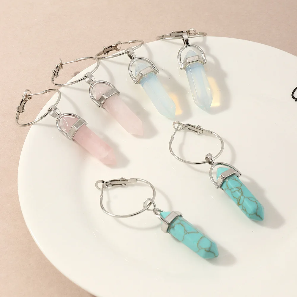 Wholesale High Quality Fashion Crystals Healing Stones Earing Multicolored Earrings Natural Stone Earrings For Women
Wholesale High Quality Fashion Crystals Healing Stones Earing Multicolored Earrings Natural Stone Earrings For Women
