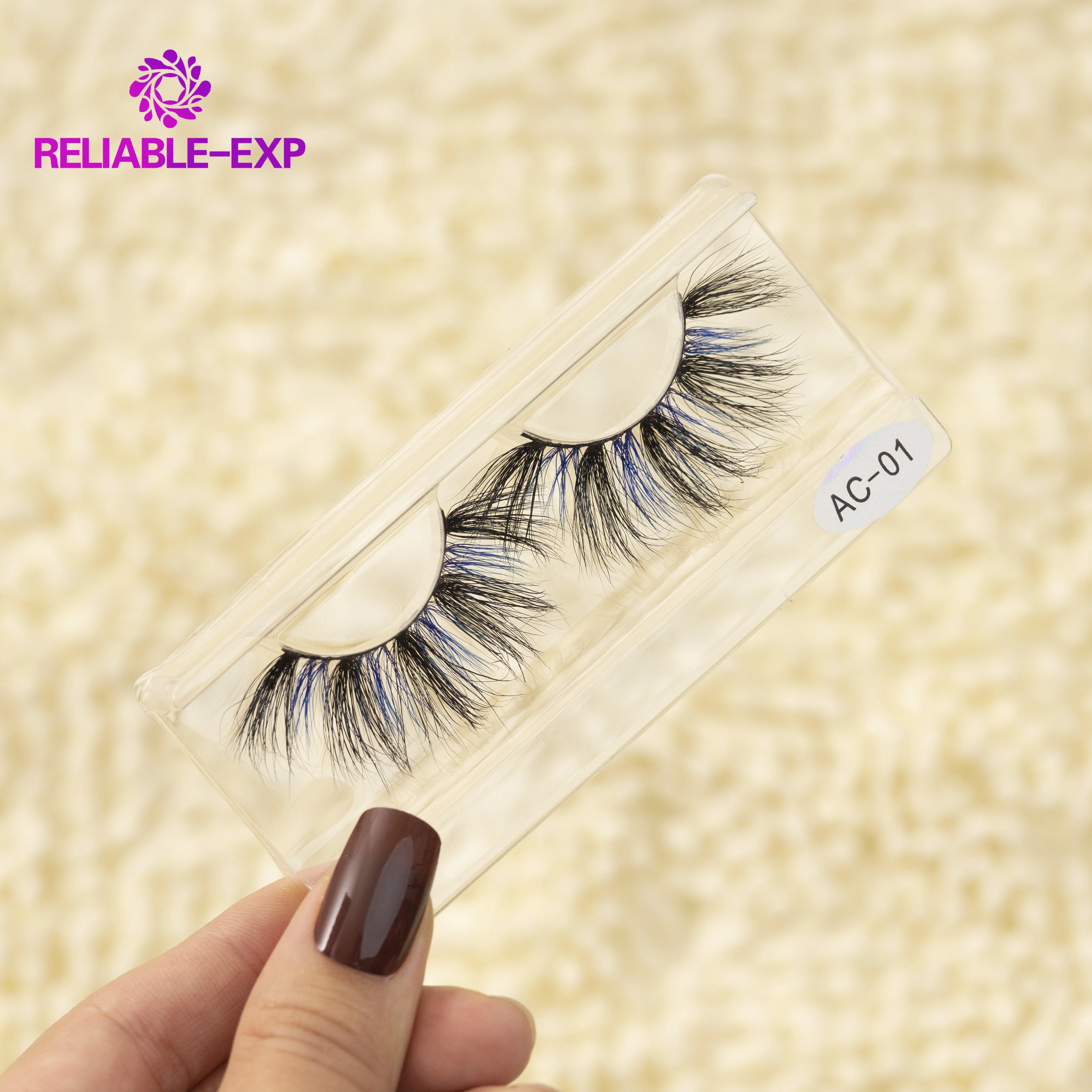 Best factory price own brand eyelashes 3d colorful mink eye lashes rainbow color lash AC-01
Best factory price own brand eyelashes 3d colorful mink eye lashes rainbow color lash AC-01